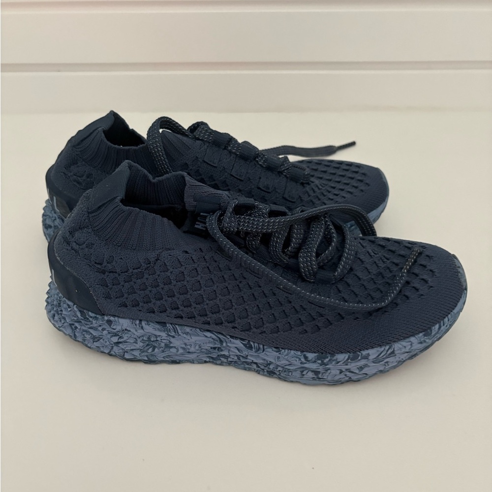 NOBULL Navy Knit Athletic Shoes with Marbled Sole